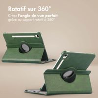 imoshion Coque tablette rotatif à 360° Samsung Galaxy Tab S9 11.0 pouces / S10 Lite / S10 FE / S9 FE 10.9 pouces - Vert