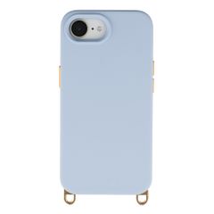 Selencia Coque arrière Rivièra avec MagSafe avec crochets amovibles Apple iPhone 17e / 16e - Powder Blue