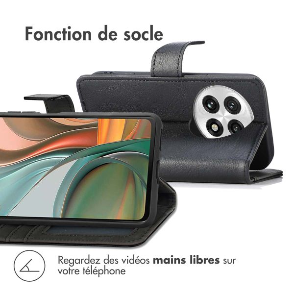 imoshion Étui de télephone portefeuille de luxe OnePlus 13 - Noir