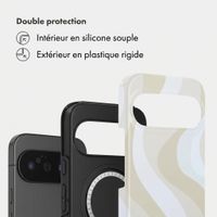 Selencia Coque arrière Vivid avec MagSafe Google Pixel 11 Pro - Desert Waves Beige