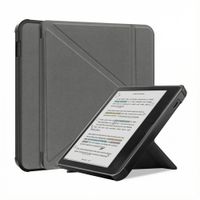 imoshion Étui de liseuse portefeuille Pliable Kobo Libra Colour - Gris
