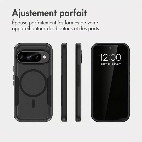 imoshion Coque arrière avec MagSafe Google Pixel 11 / 11 Pro / 10 / 10 Pro - Noir