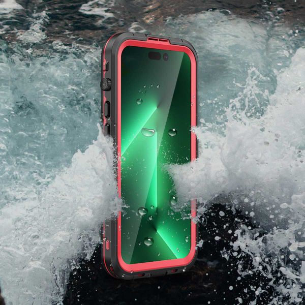 Redpepper Coque imperméable Dot Plus Apple iPhone 14 Pro - Noir