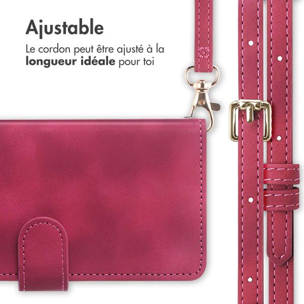 imoshion Etui de télephone portefeuille avec cordon Samsung Galaxy A26 - Rouge