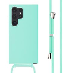 imoshion Coque en silicone avec cordon Samsung Galaxy S24 Ultra - Vert menthe