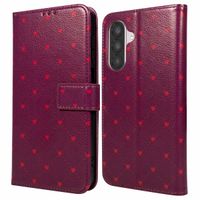 imoshion Étui de télephone portefeuille Design Samsung Galaxy A56 - Crush Check Coral Dust