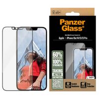PanzerGlass Protection d'écran Ultra-Wide Fit Anti-bactérienne avec applicateur Apple iPhone 17e / 16e / 14 / 13 / 13 Pro