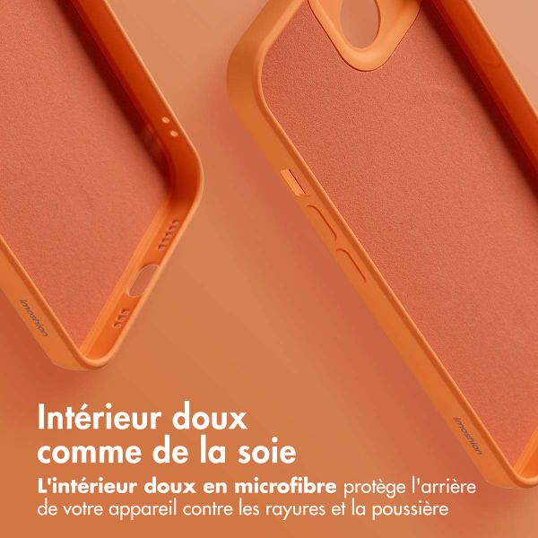 imoshion Coque Couleur avec MagSafe Apple iPhone 13 - Orange