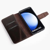 Wachikopa Étui de télephone portefeuille Multi Wallet Samsung Galaxy S23 - Dark Brown