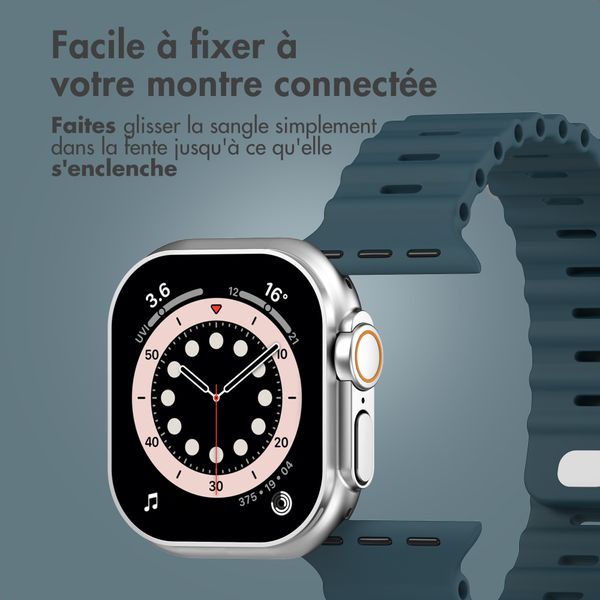 Accezz Bracelet Ocean Apple Watch | 44/45/46/49 mm - Abyss Blue