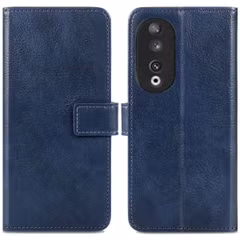 imoshion Étui de télephone portefeuille de luxe Honor 90 - Bleu foncé