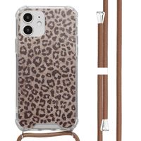 imoshion Coque Design avec cordon Apple iPhone 12 (Pro) - Leopard Mood