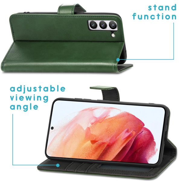 imoshion Étui de télephone portefeuille de luxe Samsung Galaxy S21 FE - Vert