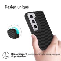 imoshion Rugged Hybrid Carbon Case Samsung Galaxy S22 - Noir