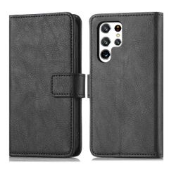 imoshion Étui de télephone portefeuille de luxe Samsung Galaxy S22 Ultra - Noir