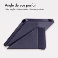 imoshion Étui de liseuse portefeuille Pliable Kobo Libra Colour - Bleu foncé