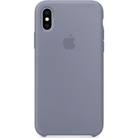 Apple Coque en silicone Apple iPhone X / Xs - Lavender Gray