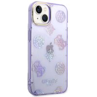 Guess Coque Peony Glitter Apple iPhone 14 - Lila