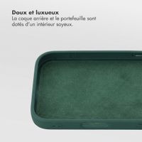Accezz Coque portefeuille Edge amovible avec MagSafe Apple iPhone 18 Pro / 17 Pro - Vert