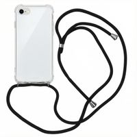 imoshion Coque arrière transparente avec cordon Apple iPhone SE (2022 / 2020) / 8 / 7 - Noir