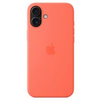 Apple Coque en silicone MagSafe Apple iPhone 16 - Tangerine Orange