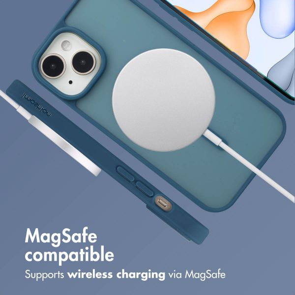 imoshion Coque Color Guard avec MagSafe Apple iPhone 15 - Bleu foncé