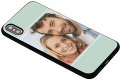 Concevez votre propre coque en gel Apple iPhone Xs Max - Noir