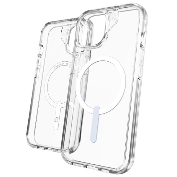 ZAGG Coque Crystal Palace Snap MagSafe Apple iPhone 15 - Clear