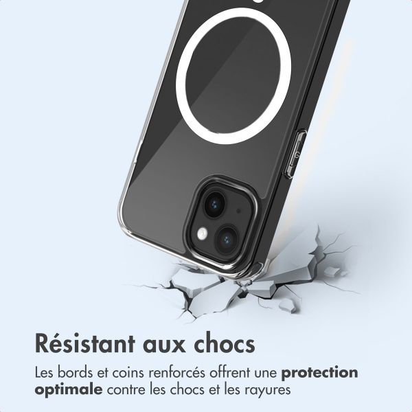 imoshion Coque arrière de protection avec MagSafe Apple iPhone 15 - Transparent