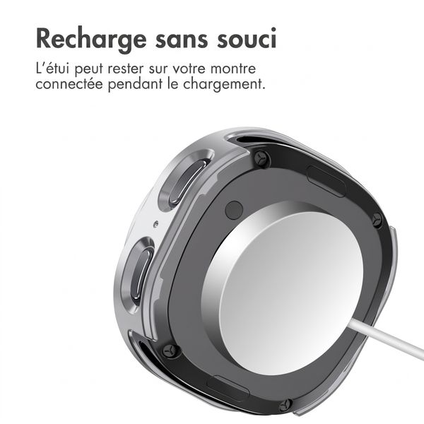 imoshion Coque rigide à couverture complète Samsung Galaxy Watch 8 (40 mm) - Argent