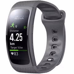 imoshion Bracelet sport en silicone Samsung Gear Fit 2 / 2 Pro - Gris