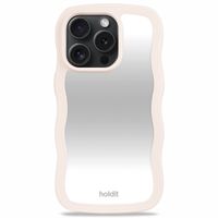 Holdit Coque Wavy Apple iPhone 14 Pro - Light Beige / Mirror