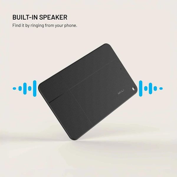Fixed MiCard Pro - Tracker Bluetooth - Compatible avec Apple et Android - Noir