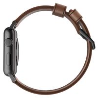 Nomad Bracelet moderne en cuir Apple Watch | 44/45/46/49 mm - Brown / Black