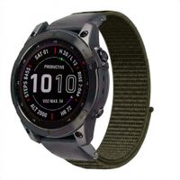 imoshion Bracelet QuickFit® en nylon  - Connexion Garmin 20 mm - Taille L/XL - Vert
