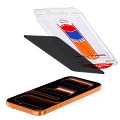 Accezz Protection d'écran en verre trempé avec filtre de confidentialité + Applicateur Apple iPhone 17 Pro Max