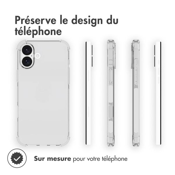 imoshion Shockproof Case Apple iPhone 16 Plus - Transparent