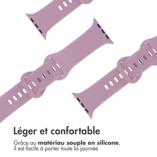 imoshion Bracelet en silicone⁺ Apple Watch | 38/40/41/42 mm - Taille S/M - Mauve