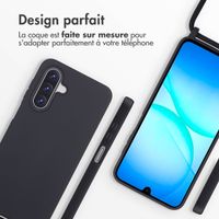imoshion Coque en silicone avec cordon Samsung Galaxy A17 (5G) / (4G) - Noir