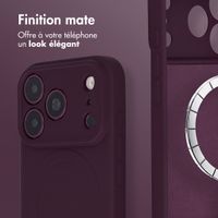 imoshion Coque Couleur avec MagSafe Apple iPhone 18 Pro Max / 17 Pro Max - Bordeaux