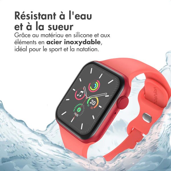 imoshion Bracelet en silicone⁺ Apple Watch | 38/40/41/42 mm - Taille S/M - Coral