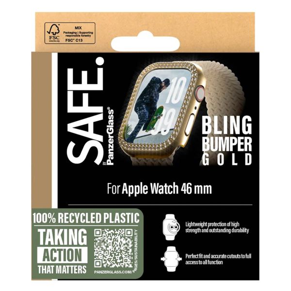 PanzerGlass Bling Bumper Apple Watch 10 / 11 - 46 mm - Doré