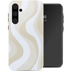 Selencia Coque arrière Vivid Samsung Galaxy A55 - Desert Waves Beige