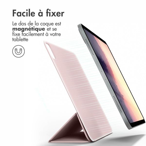 imoshion Magnetic etui de téléphone portefeuille Apple iPad Pro 11 (2022 / 2021 / 2020 / 2018) - Rose