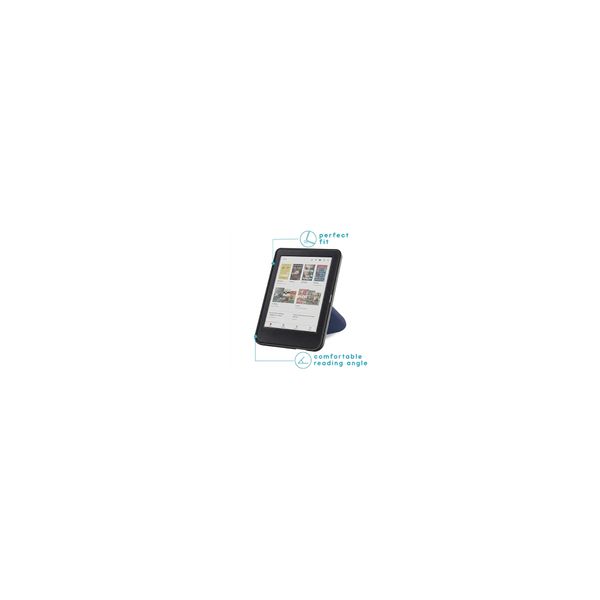 imoshion Étui de liseuse portefeuille Pliable Kobo Clara Colour / BW - Bleu foncé