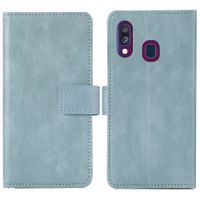 imoshion Étui de télephone portefeuille de luxe Samsung Galaxy A40 - Bleu clair