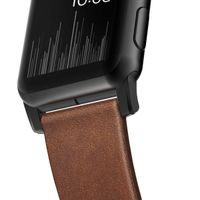 Nomad Bracelet moderne en cuir Apple Watch | 44/45/46/49 mm - Brown / Black