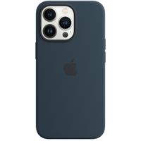 Apple Coque en silicone MagSafe Apple iPhone 13 Pro - Abyss Blue