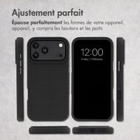Accezz Coque Tough avec MagSafe Apple iPhone 18 Pro / 17 Pro - Noir