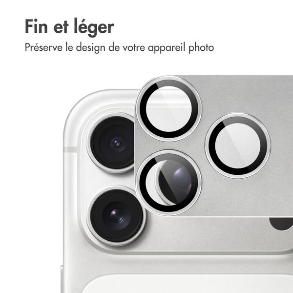 imoshion Protection Caméra en verre trempé 2 Pack pour l'Apple iPhone 18 Pro - Argent